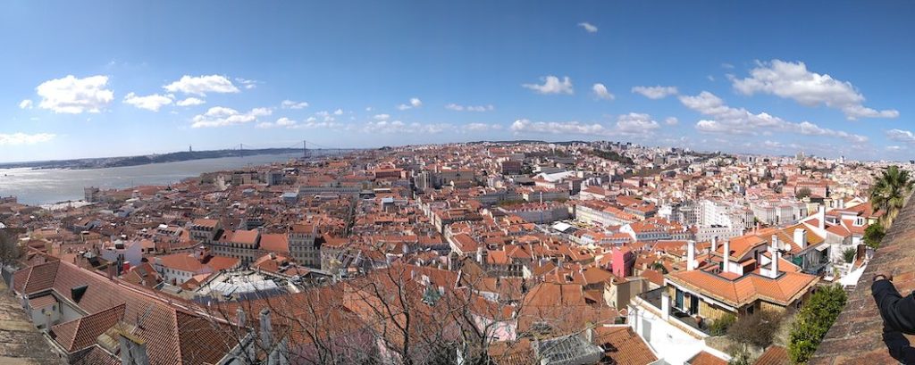 Lissabon Ausblick Altstadt