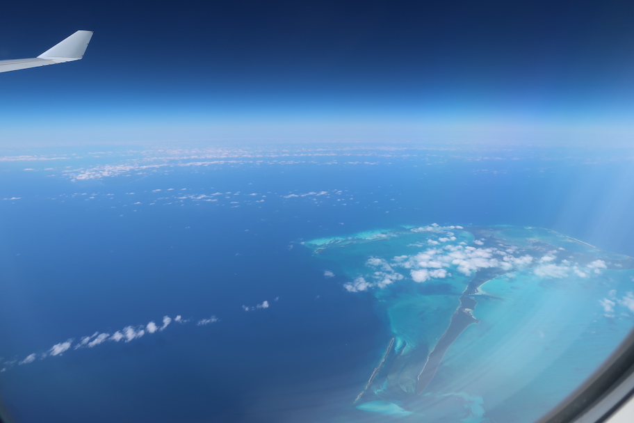 Iberia Bahamas Überflug