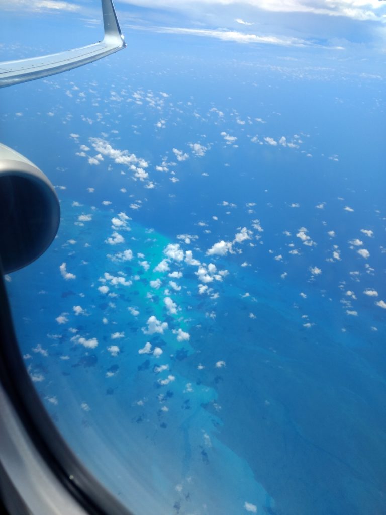 Überflug Bahamas