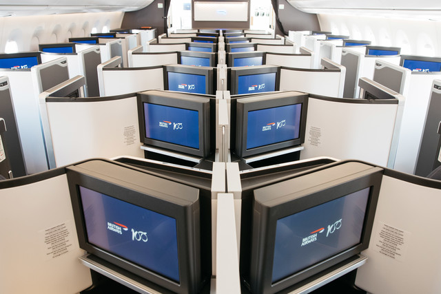 British Airways Club Suite A350 Kabine