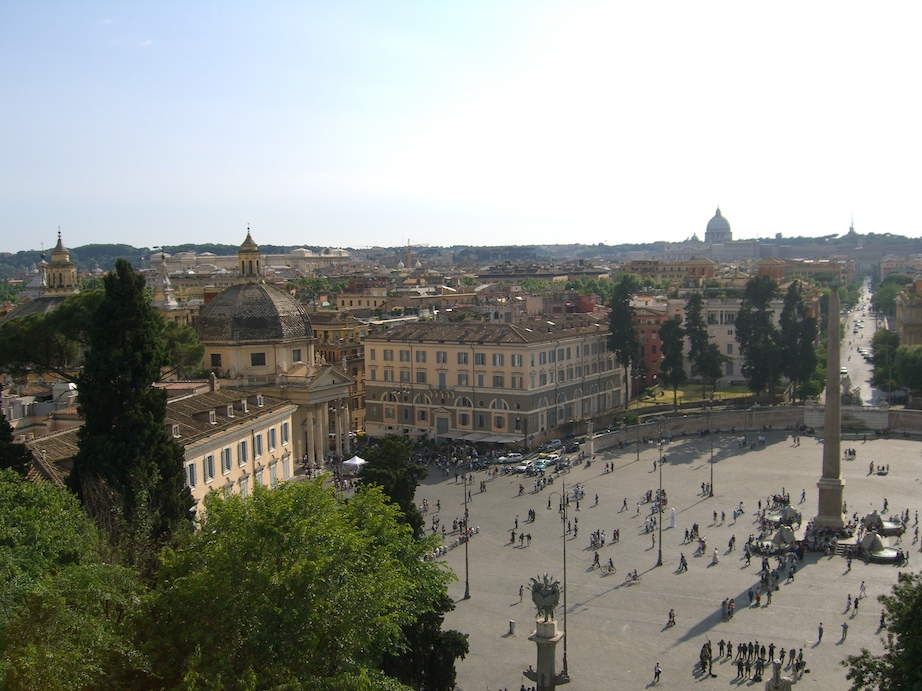 Rom Ausblick von der Villa Borghese