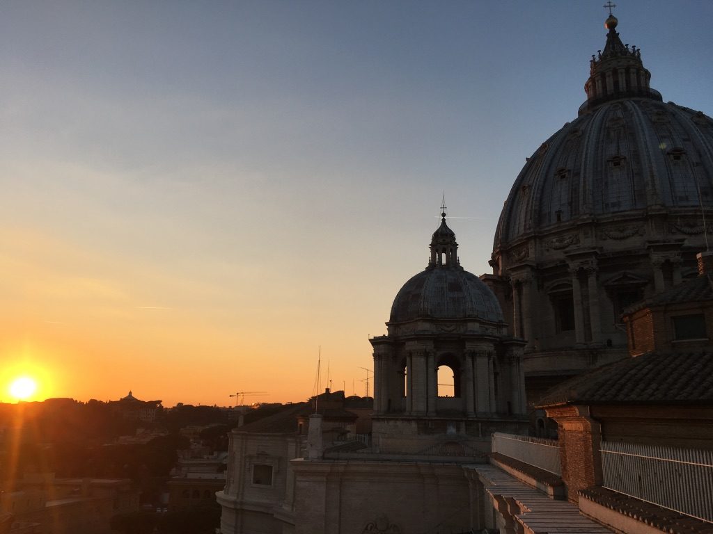 Rom Sonnenuntergang Petersdom
