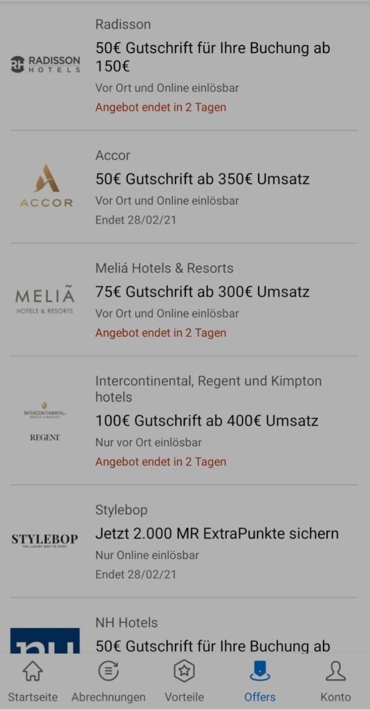 amex offers