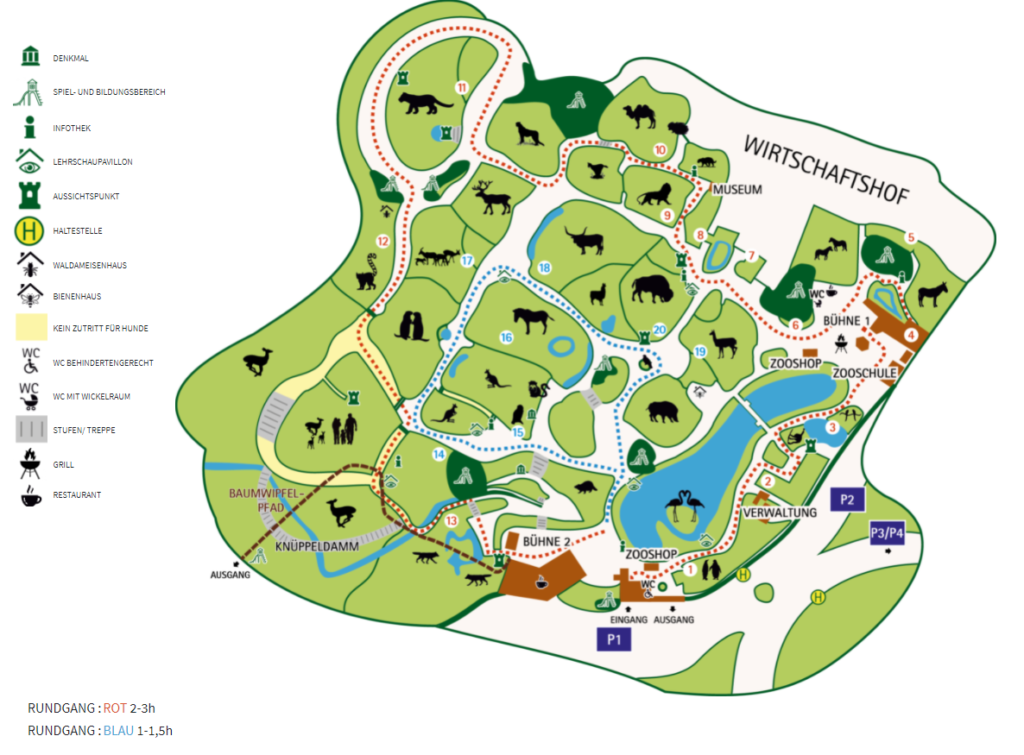 zoo eberswalde karte