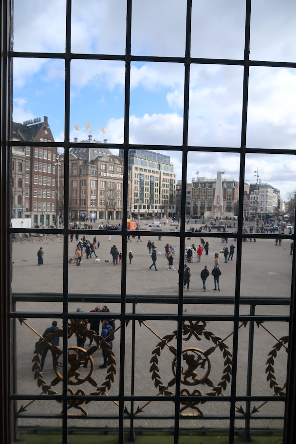 Amsterdam Königspalast Fenster