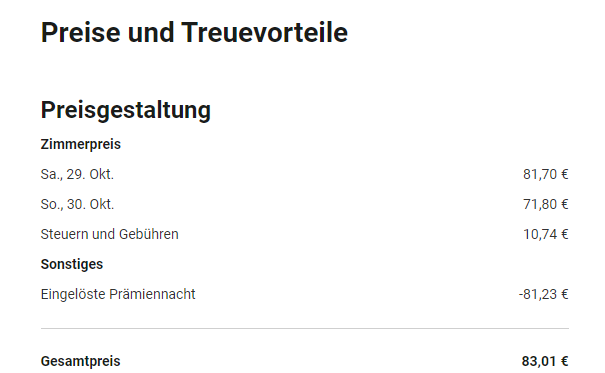R&R Hotel Buchung
