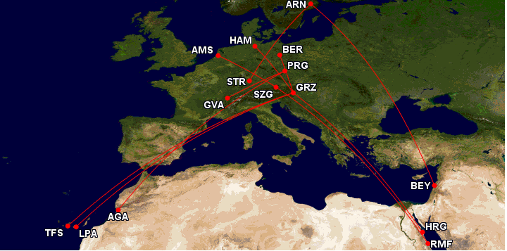 Eurowings Winterflugplan