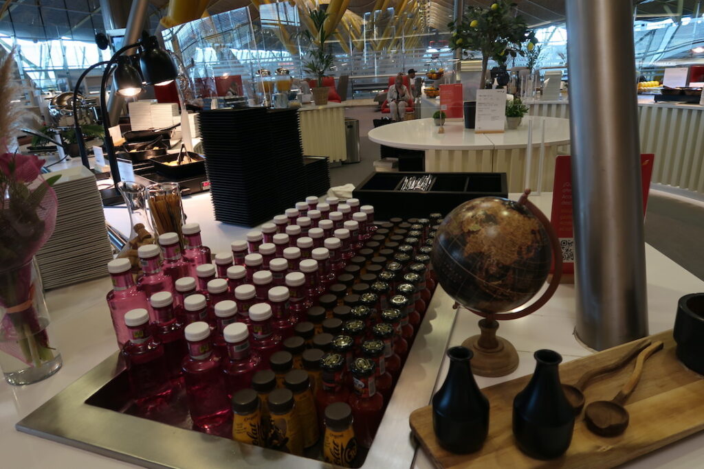 Iberia Premium Lounge Dalí Getränke