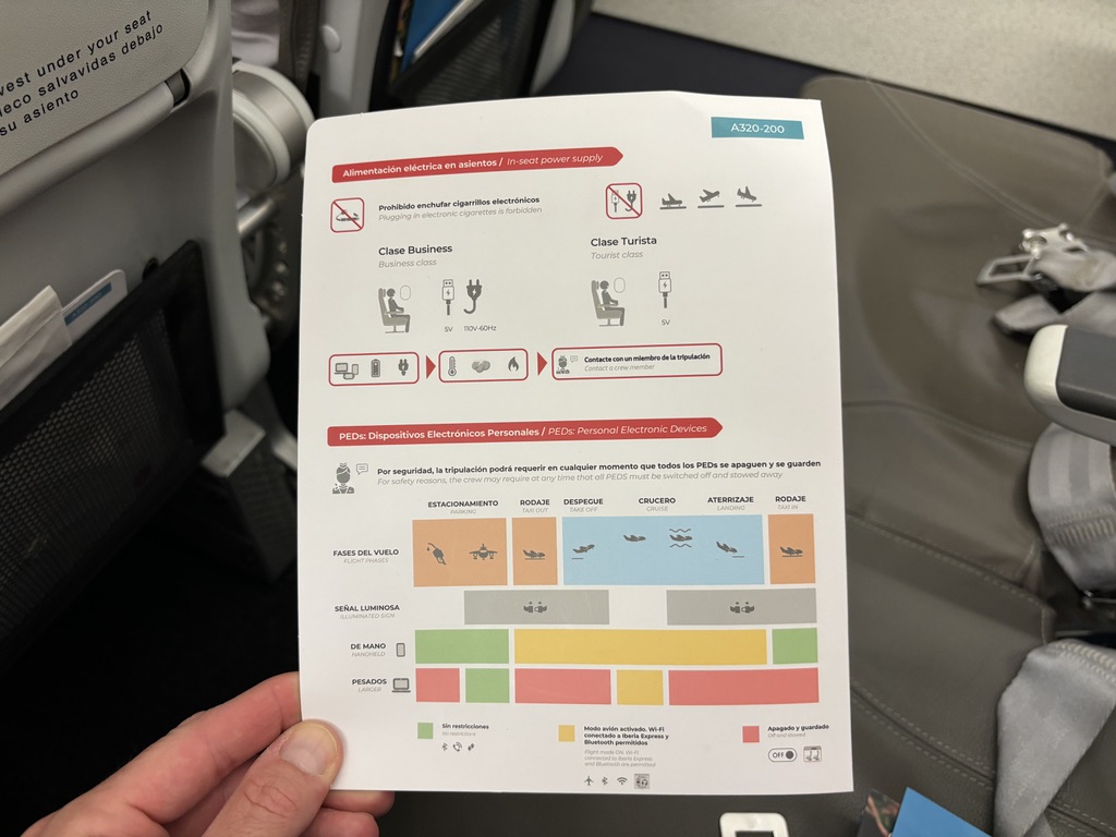 Bewertung Iberia Economy Kurzstrecke